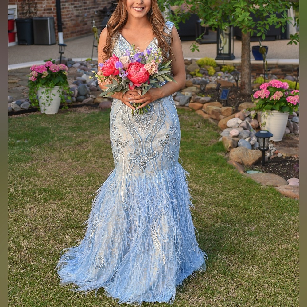 Prom Dress Size 4 Periwinkle Blue